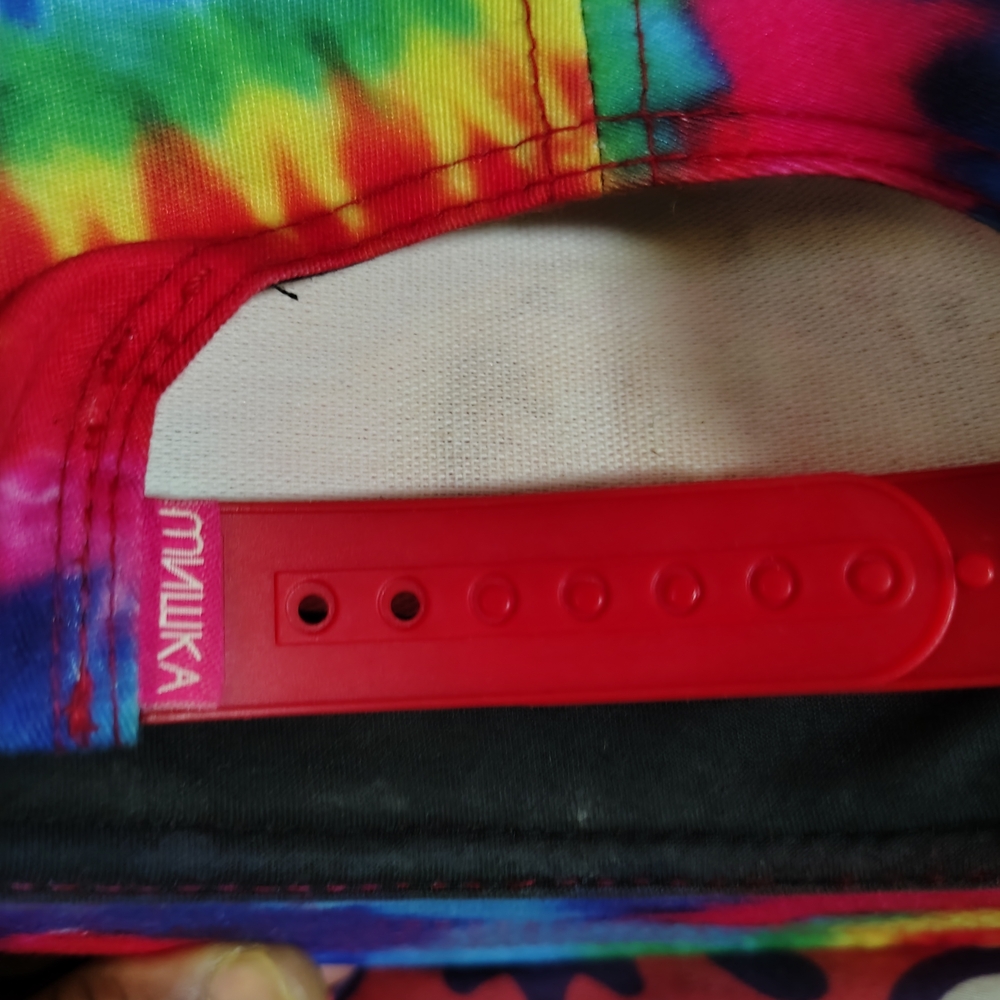 "MISHKA" Or "MNWKA" Multicolor Tie-Dye Snapback ( New w/o Tags 💯!) - Picture 4 of 4